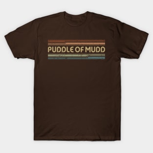 Puddle of Mudd Retro Lines T-Shirt